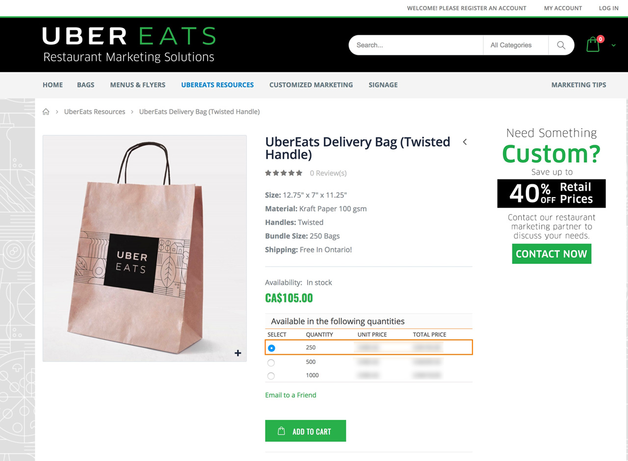 UberEats MPP Marketing Group